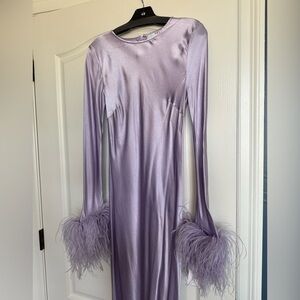 Sophie Rue Silk Feather Dress